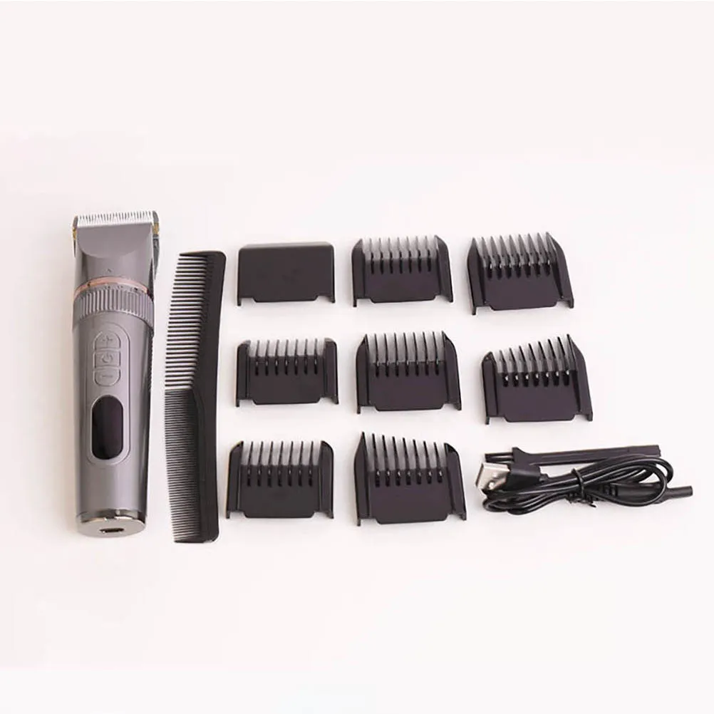 

1Set Hair Clipper Kit for Men Multi-Length Guide Combs Electric Hair Trimmer Beard Mustache Stubble Detail Trimmer