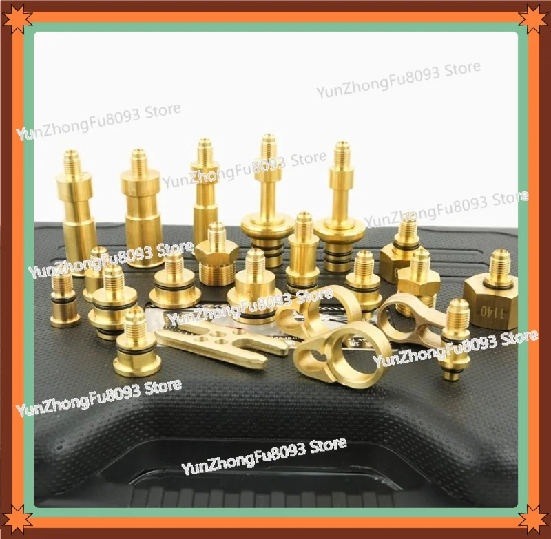 Pure Copper 77-piece Set of Automotive Air Conditioner Repair Leak Detection Tools
