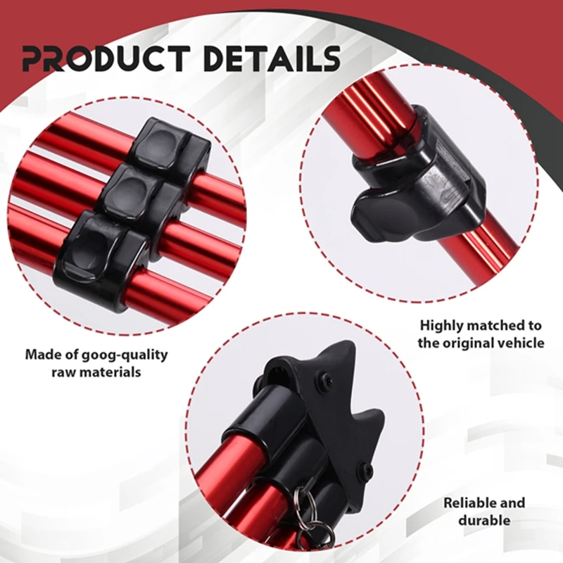 قضبان الصيد ترايبود للطي الصيد رود حامل دعم 8 الأخدود سبائك الألومنيوم قصبة صيد خشبية حامل لملحقات الصيد