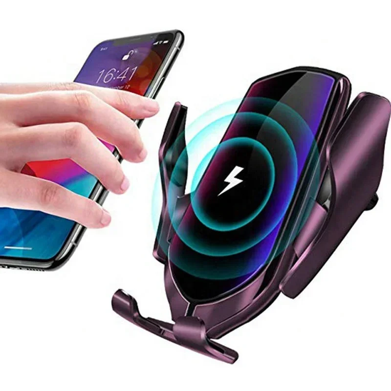 

Factory Wholesale R1 R2 R3 Wireless Charger 10W Quick Charge Car Charger Auto Clamp Cell Phone Holder R1 R2 Car Wireless Charger