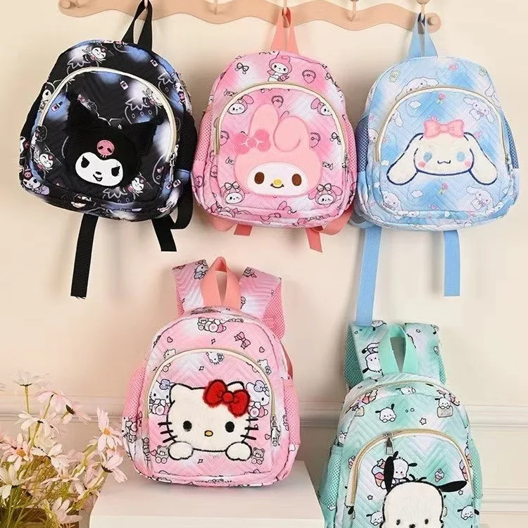 

Kawaii Children's Shoulder Bag Hello Kitty Cinnamoroll Dlls Chest Bags Messenger Travel Storage Backpack Fashion Gift for Kids
