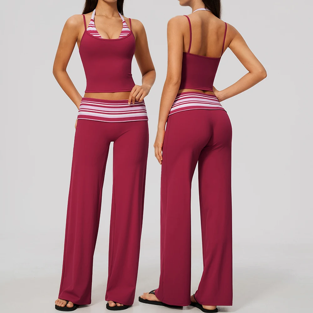 set-da-yoga-abbigliamento-sportivo-da-donna-completo-da-palestra-2-pezzi-abbigliamento-atletico-a-pois-e-righe-tuta-da-yoga-con-effetto-push-up-abbigliamento-per-l'allenamento