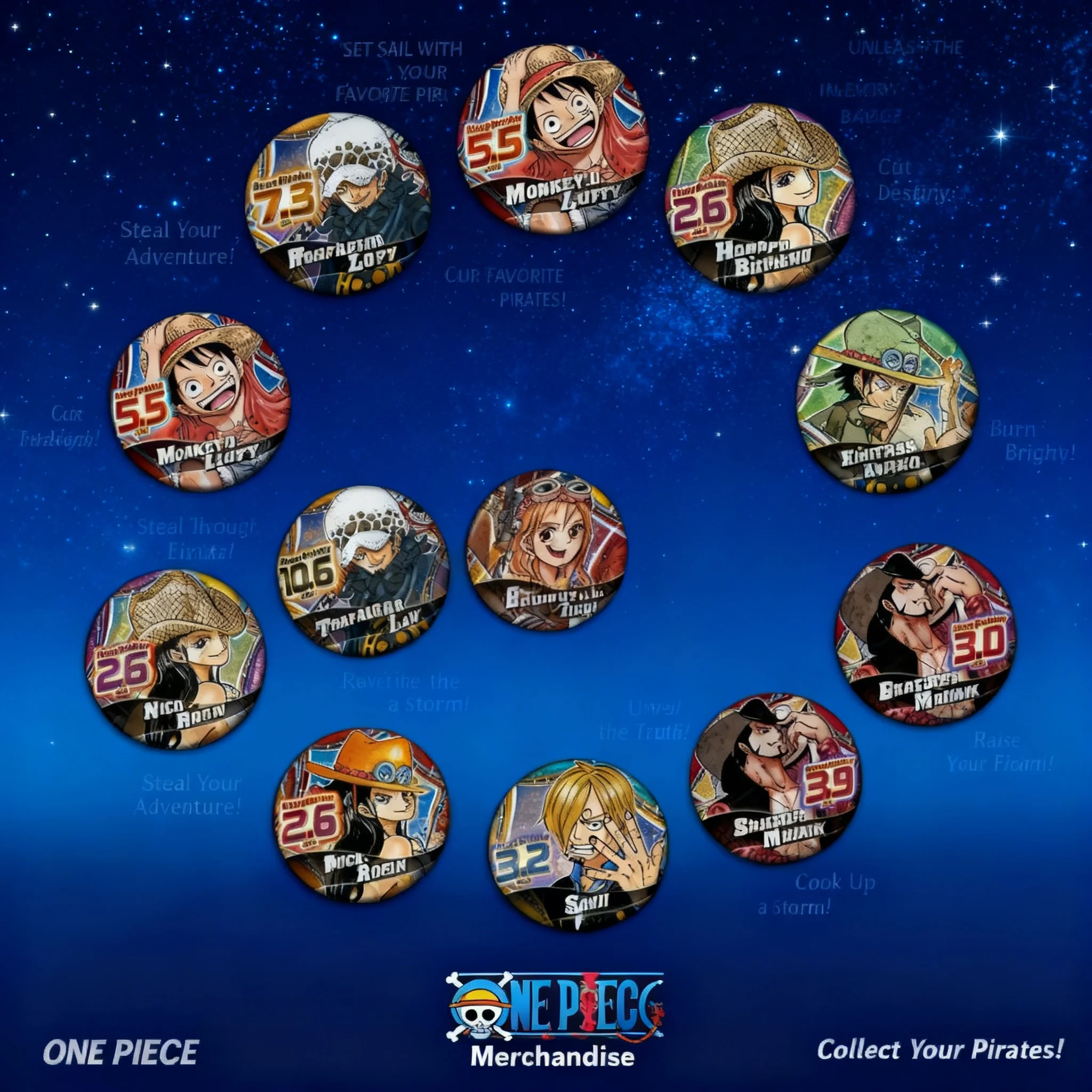Anime Merchandise In Chinese - One Piece Anime Badge Pin Zoro