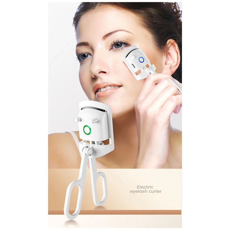 

INLIG-USB Rechargeable Electric Eyelash Curler With 3 Level Temp Quick Heating And Long-Lasting