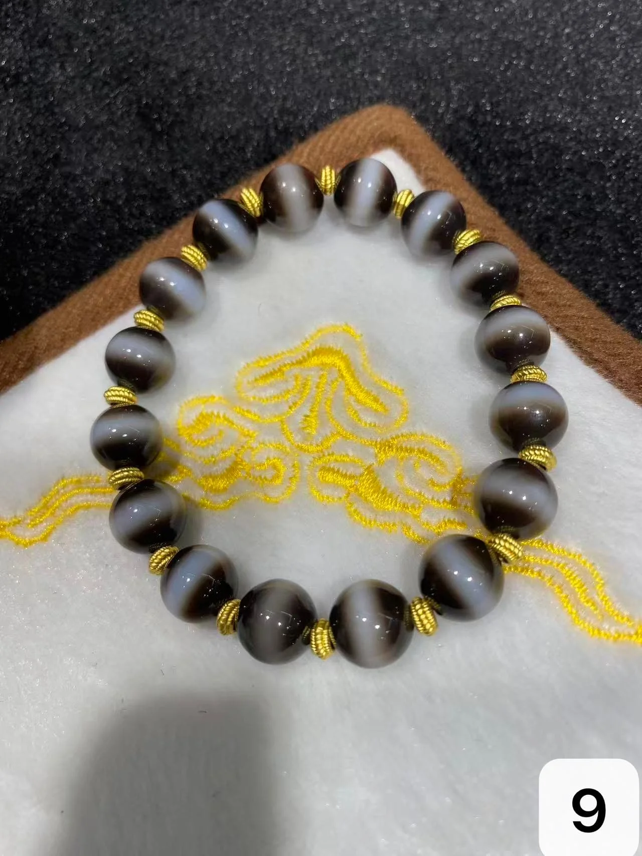 1pcs Live Hot-Pick Multi-Treasure Agate Dzi Bead Bracelet Great Quality Men Women Full Set High Cost-Performance Chinese Totem 3