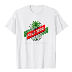 Cerzeva Cuba Cristal Beer Logo Graphic T Shirts Short Sleeve T-Shirts White T Shirt For Men Summer New Shirts And T-Shirts