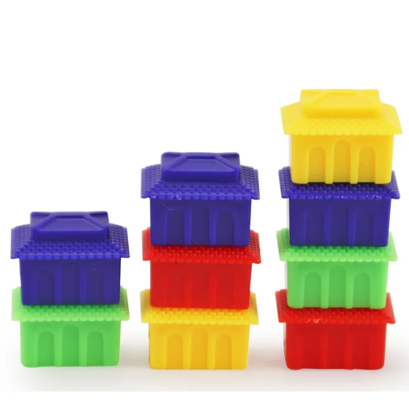 50 قطعة/المجموعة/مجموعة قطع شطرنج منزلية ملحقات ألعاب الطاولة 6 ألوان قطع بلاستيكية