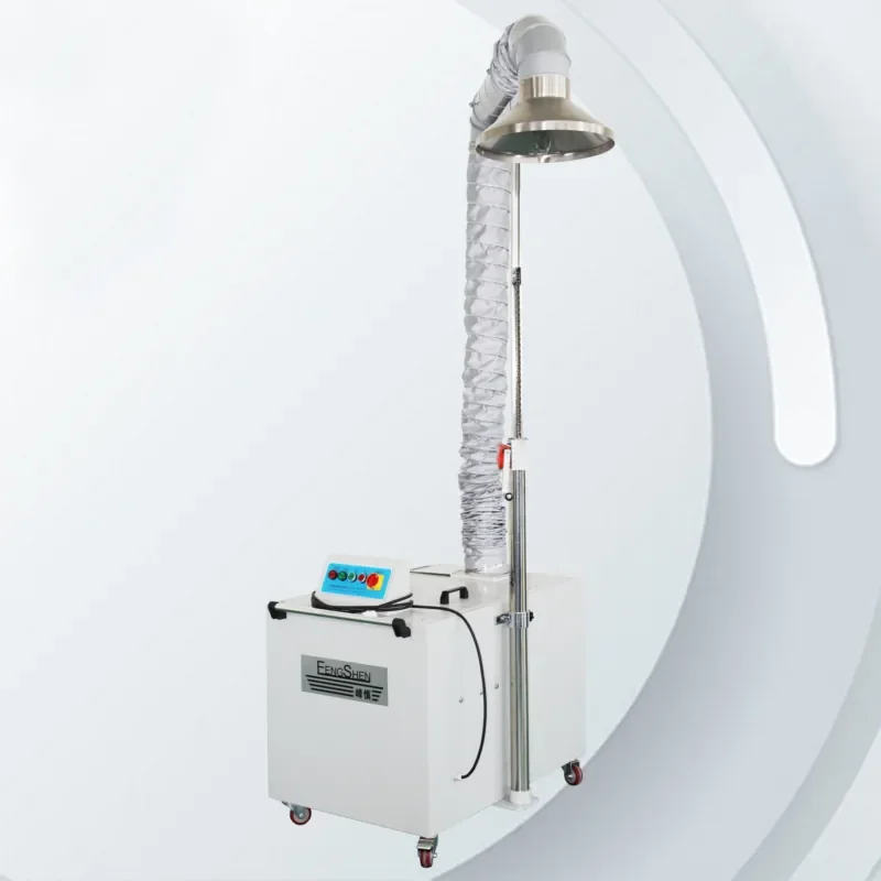 High Efficiency Portable Heavy Diesel Exhaust Fume Extractor 1.1KW 4000m3/h Height Adjustable For Diesel Engine CE