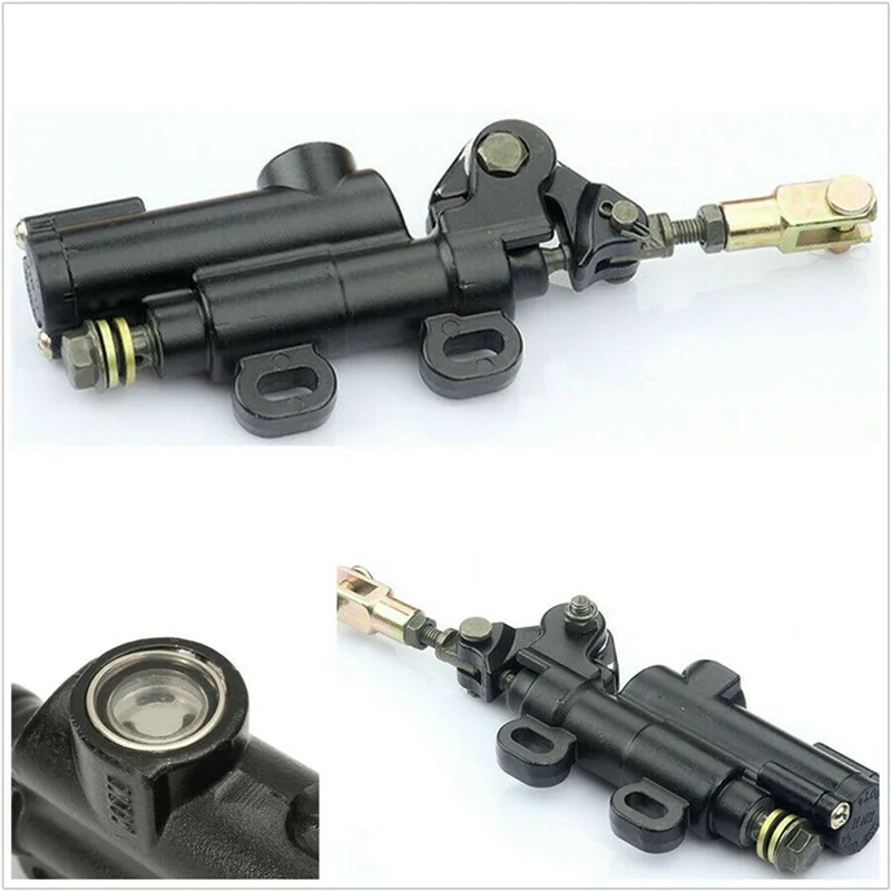 Leading-Edge-2PCS Universal Motorcycle Rear Hydraulic Brake Master Cylinder Pump For Yamaha Suzuki Kawasaki ATV Dirt Bike Parts