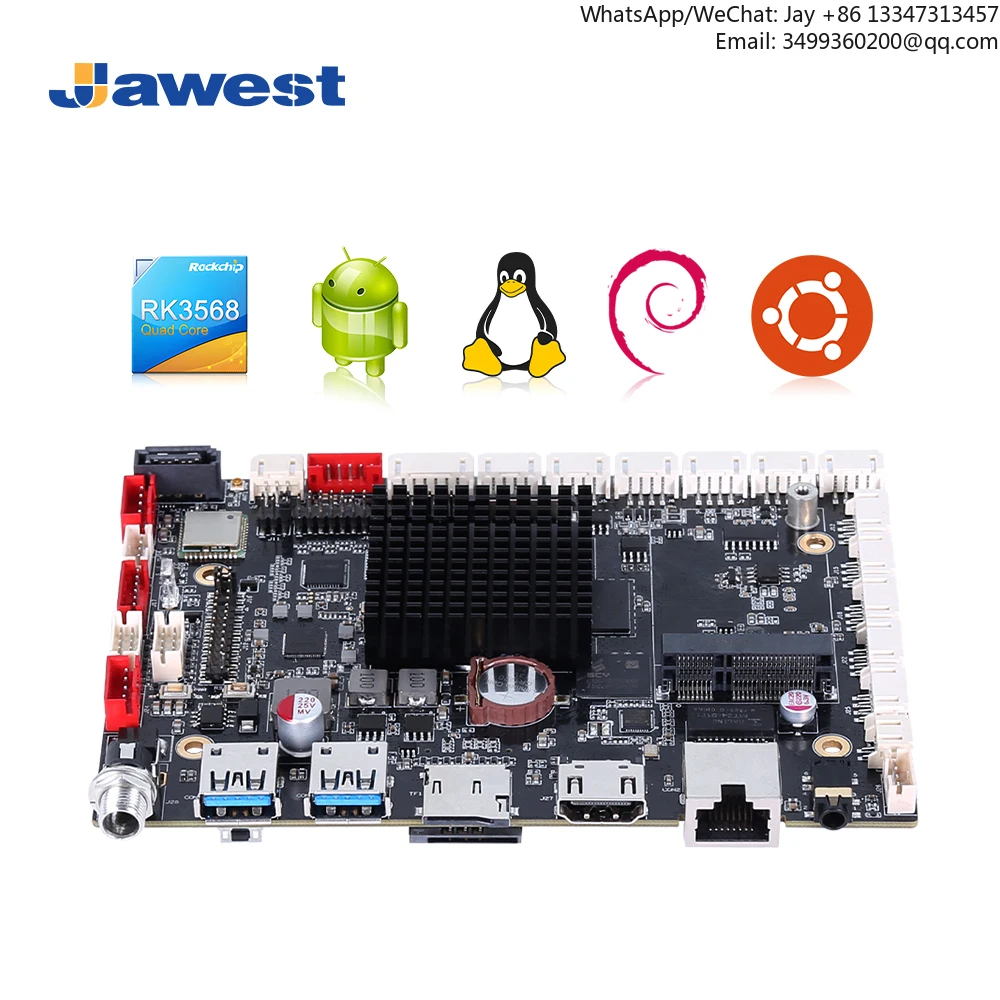 RK3568 RK3588 Intelligentes System Iot Terminal Control Board Rk3288 Embedded Industrial Linux Android Development Motherboard