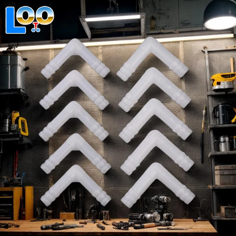 5 шт. 8/10 мм PE локтевой разъем для аквариума, воздушный насос, шланг, пагода, соединение для полива, орошения, садовый разъем для водопроводной трубы