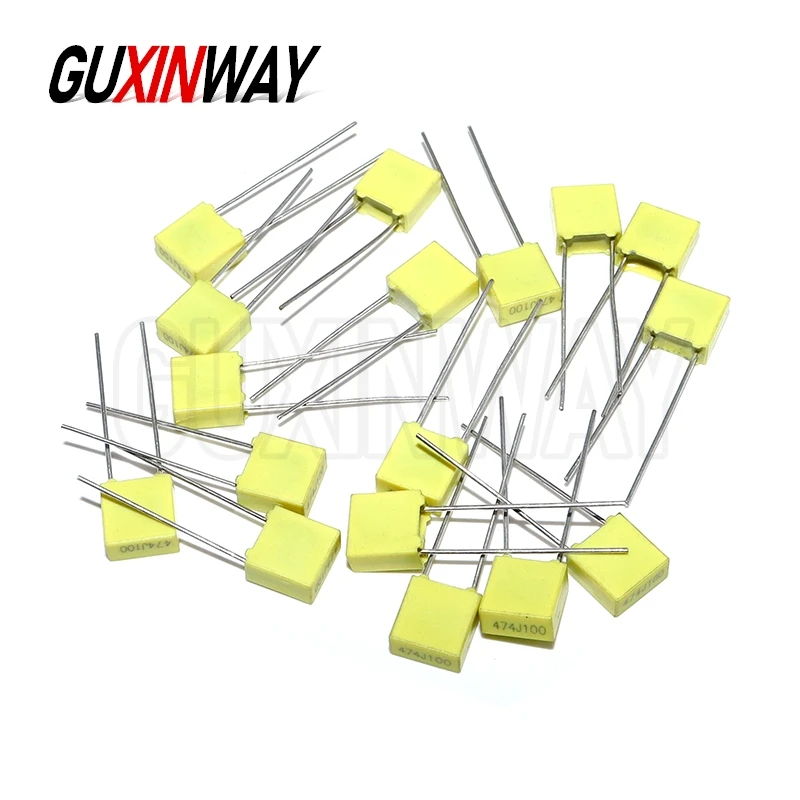 20 قطعة تصحيح مكثف 100V 1NF 1.5NF 3.3NF 10NF 12NF 15NF 330NF 470NF 680NF 1 فائق التوهج البولي بروبلين سلامة فيلم بلاستيكي