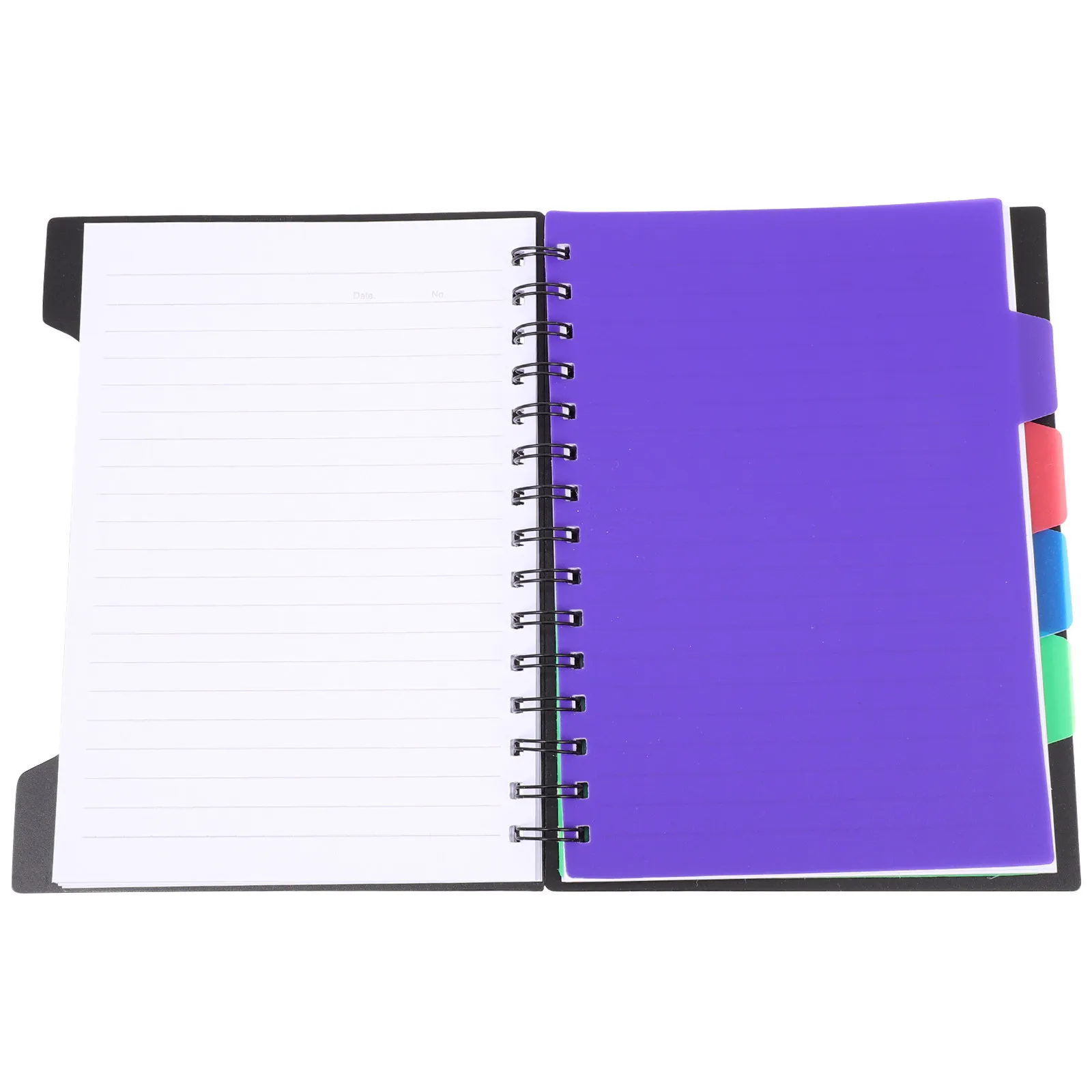 Multipurpose Coil Notepad Black Thickened Coil Binding Lightweight Notebook for Planning Note Taking Diary Writing Schedule