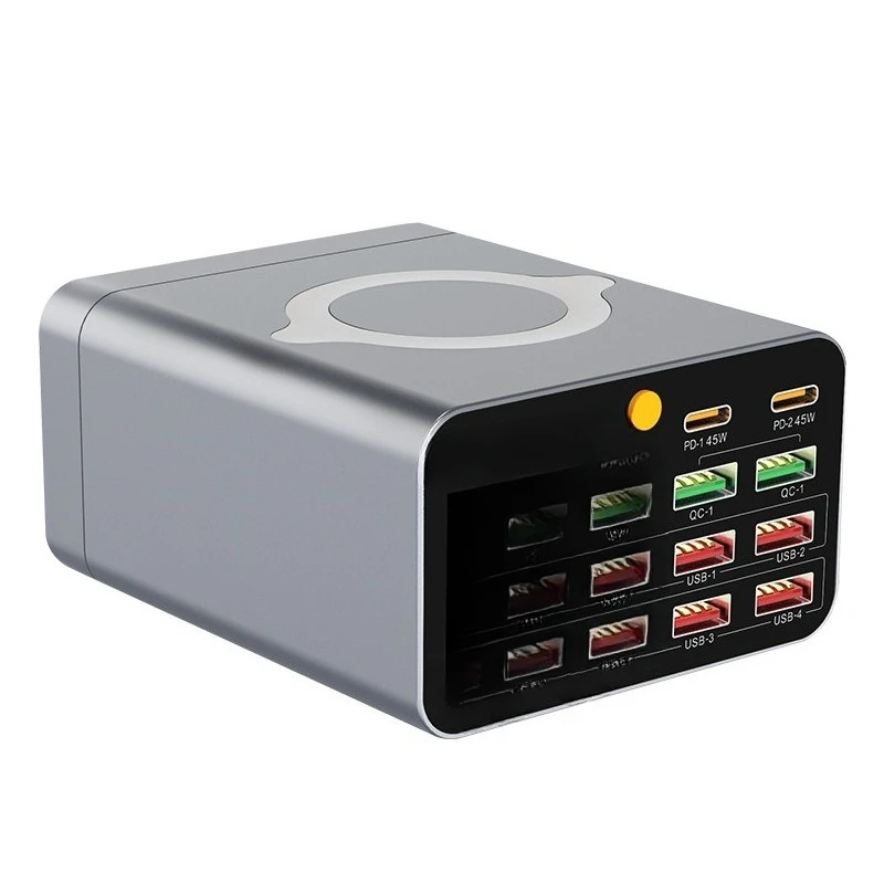 

Multi-port charger fast charging charging head digital display
