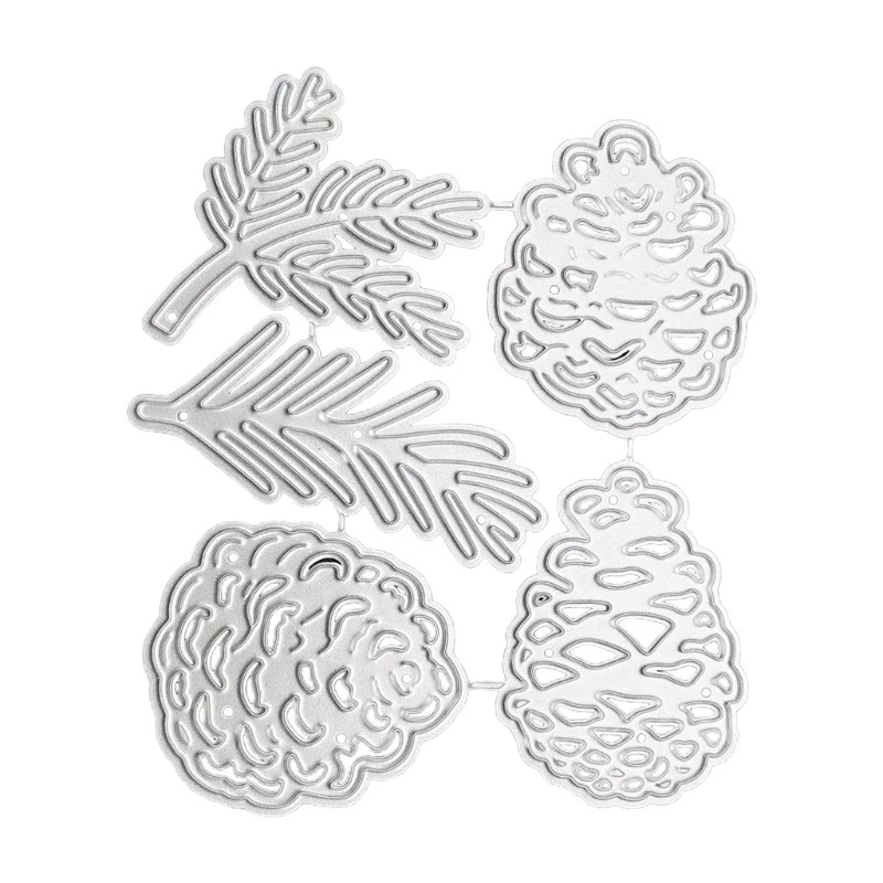 Metal Cutting Dies Christmas Pine Cones Scrapbook Card PAPER CRAFT Made Embossing Stencils Punch Cut Dies