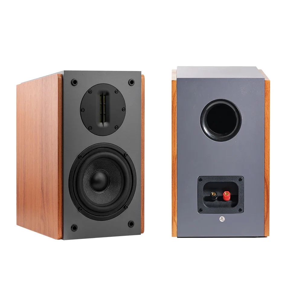 

Samtronic 200w Bookshelf Speakers For Home Theater Surround Sound, 2-Way 5.25 Inches Subwoofer 4 Inches Ribbon Tweeter