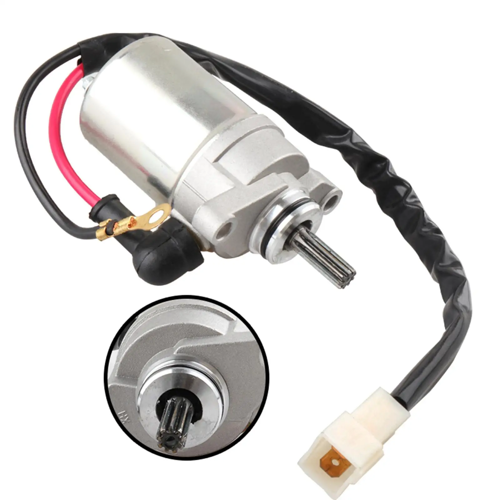 Starter Motor Motor Parts Replaces Easy Installation Engine Starter for Yamaha Yw100 Bws100 4VP 3VR Bewiz B Wiz 100 100cc