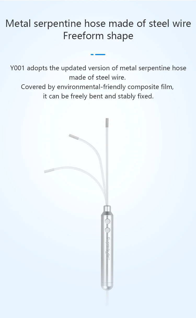 Supereyes Y001 USB cyfrowy mikroskop otoskopowy 4mm 100X Zoom ręczny endoskop kamera boroskopu Earpick Earscope