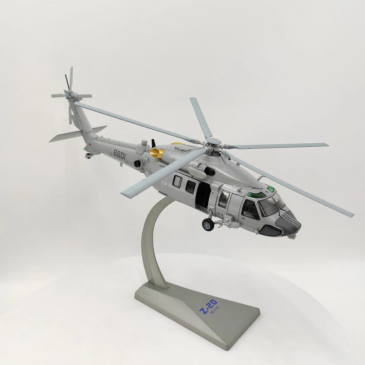 دييكاست AF1 1/72 مقياس الصين Z-20 هليكوبتر العسكرية سبيكة نموذج طائرة المقتنيات تذكارية لعبة كلاسيكية هدية الحنين