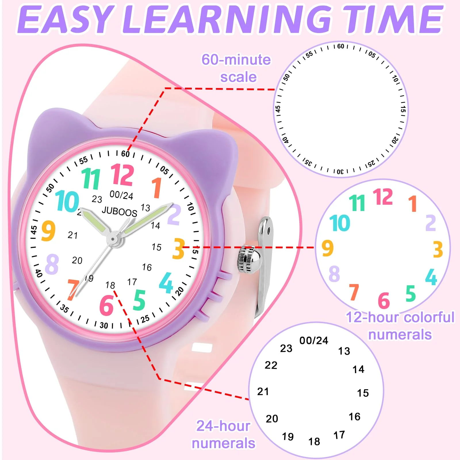 Jam Tangan Analog Anak untuk A - Kids Educational Watch ulasan dan harga