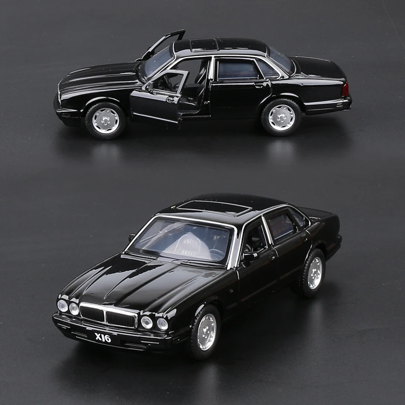 ジャガー-Xj6ダイキャスト合金車モデル,クラシック車両,ハイ