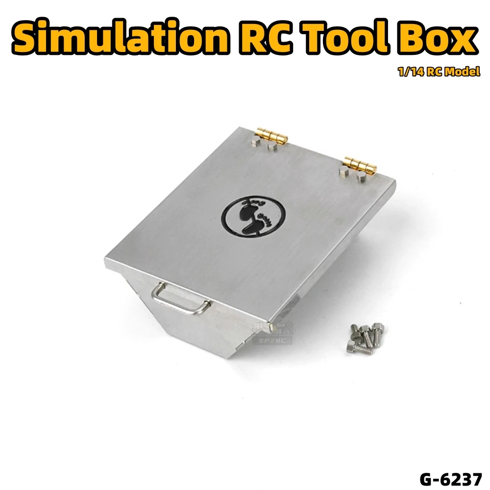 

Tool Box G-6237 Simulation Universal For 1/14 Tamiya RC Scania 770S MAN Benz Volvo Trailer Tractor Modification Toy Accessories