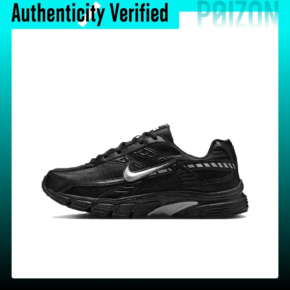 Nike Initiator Slip Resistant, Abrasion Resistant, Breathable Low top Casual City Commuting Running Shoes Men's Black IB4595-001
