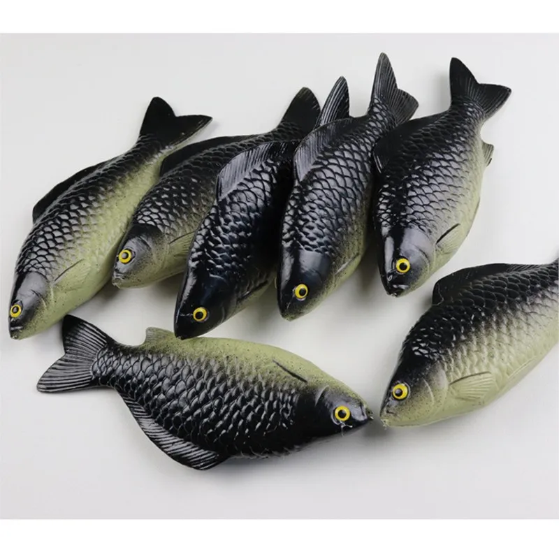1pc Artificial Foods Simulation Fish Refrigerator Decoration School Children Restaurant Teaching Materials Student Photos