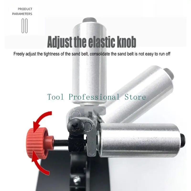 57QF Sanding Belt Adapter Pipe Belt Sander Modified Air Belt Sander Attachment Sander