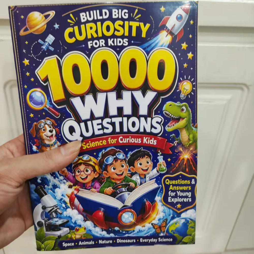 Construire l'esprit scientifique ultime : 100 000 questions - Science amusante et joyeuse pour les enfants afin de développer la façon de penser d'un scientifique, explorer le