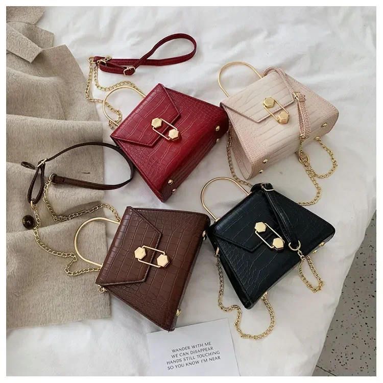 

Women's Designer Luxury Handbag 2020 Fashion New High quality PU Leather Women Handbags Stone pattern Shoulder Messenger Bag