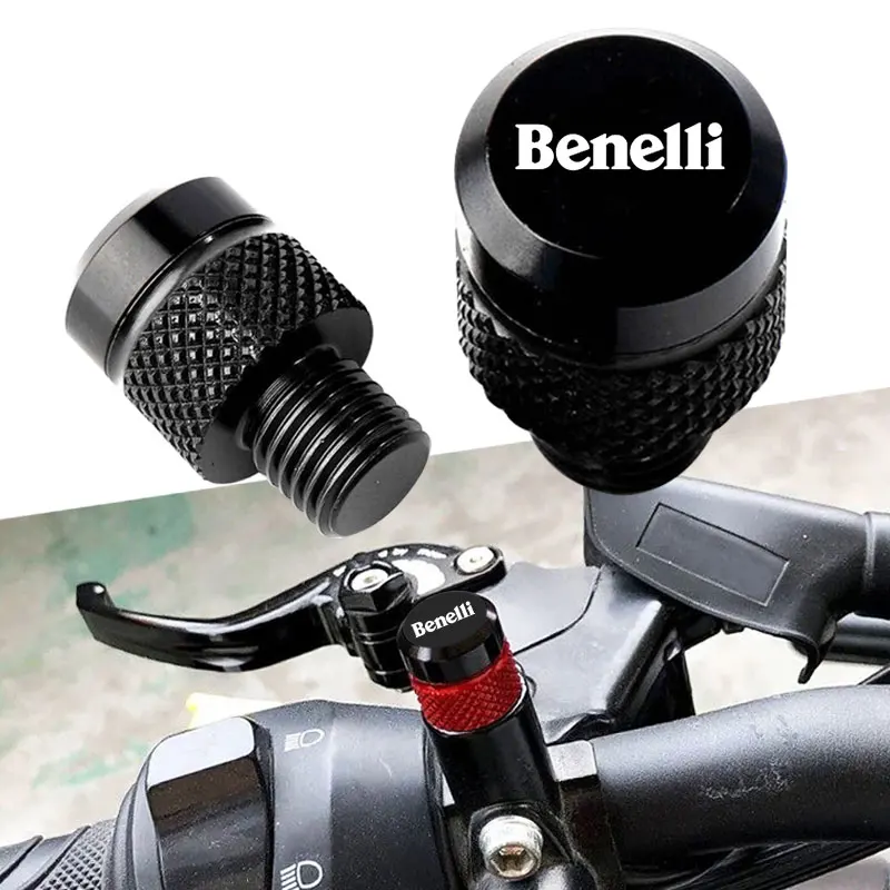 BENELLI CNC Rearview Mirror Hole Plug Screw Bolts Cover For BENELLI 502C 752S TRK 702 502X 251 Leoncino 500 250 TNT 125 300 600 