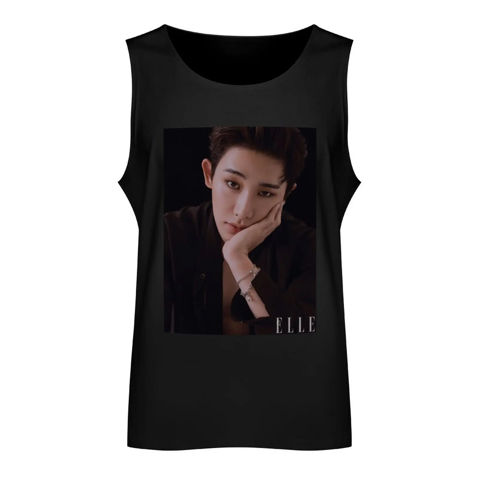 Wonho Elle Korea Tank Top mens designer clothes Men's summer clothes Men's sleeveless