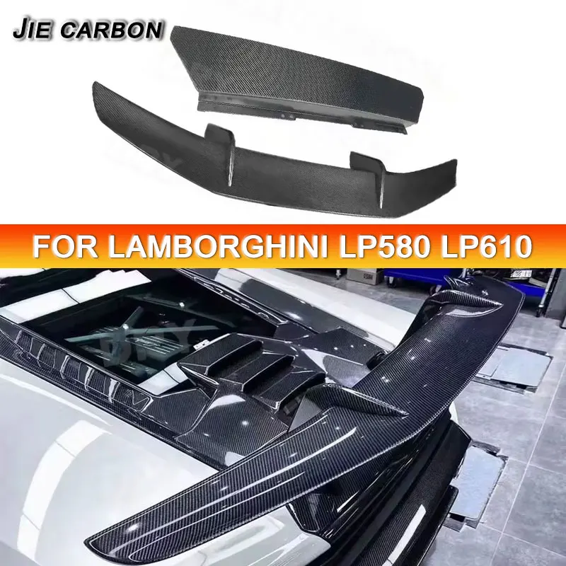 Carbon Fibre Car Rear Spoiler Wing Rear Wing Car Styling Car Accessories For Lamborghini Huracan LP580 LP610