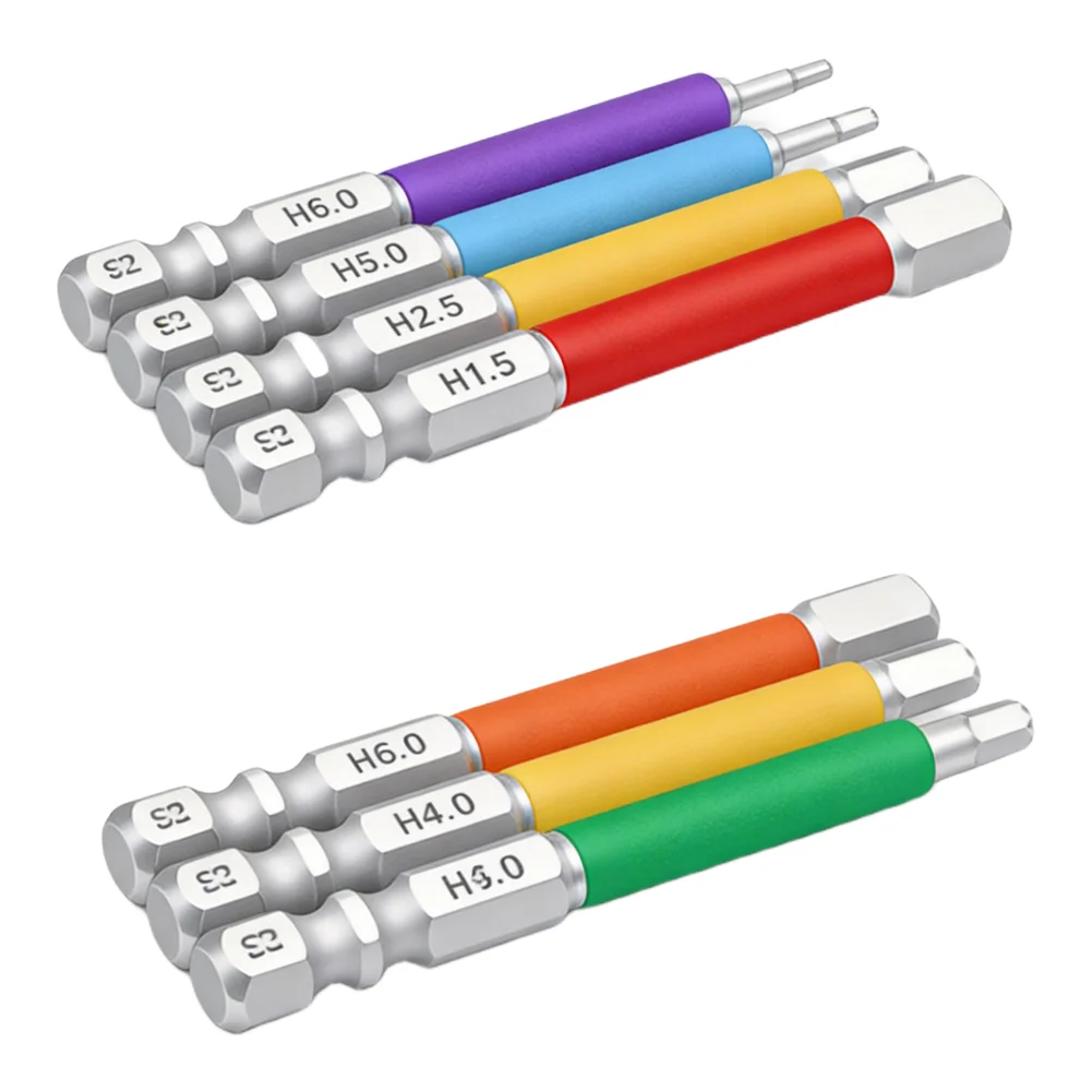 Power Tools Japan - Steel Magnetic Hex Bits Set 2.5