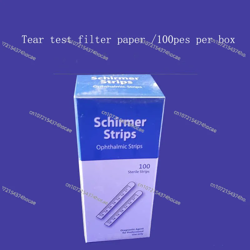 Papier fluorescynowy sodowy do testów indyjskich, papier filtracyjny do testów rozdarcia, pasek fluorescencyjny, narzędzie do badania wzroku, pakowane pojedynczo. — zdjęcie produktu 4