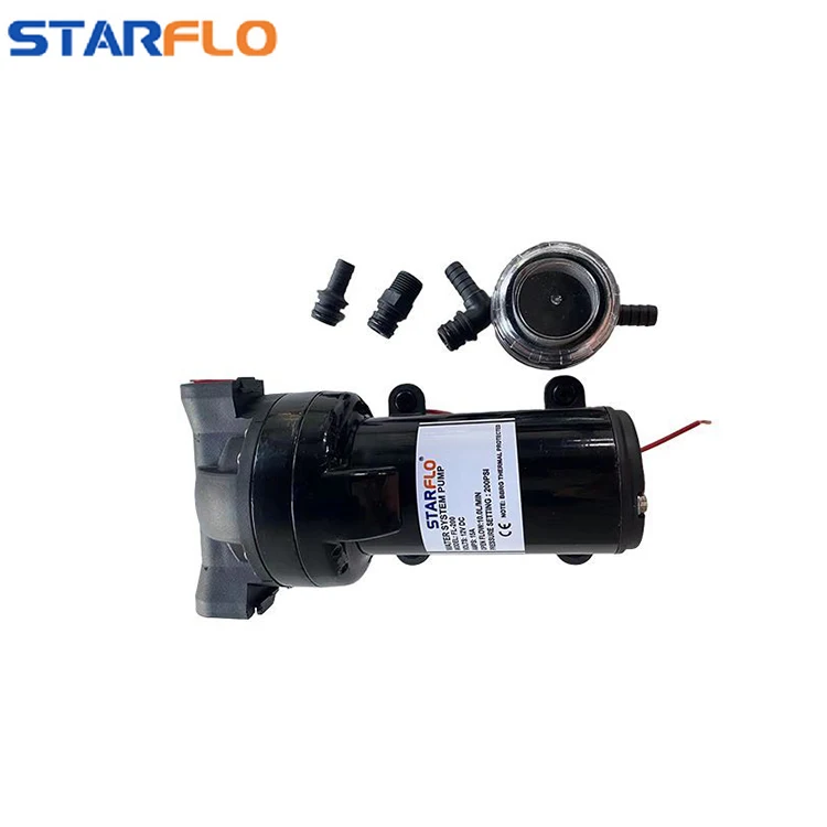 

STARFLO FL-200 10LPM 200PSI Micro Agricultural Electric Parts High Pressure Dispenser Battery Sprayers 12 v Diaphragm Pump