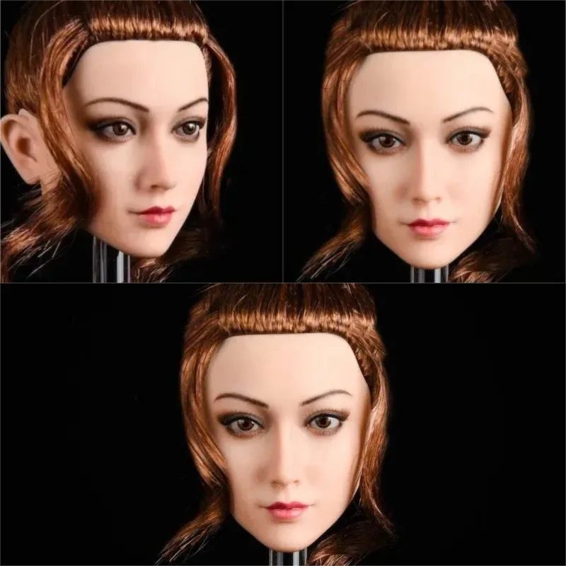 

YMT027 1/6 Scale Temperament Beauty Moli High Quality Head Sculpture Fit 12" Action Figure Body Model Toys YMTOYS