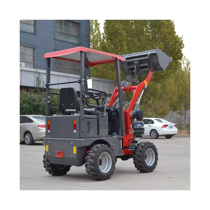 Agricultural Compact Mulcher Garden Small Electric Backhoe Loader Mini Front End Wheel Loader for Sale