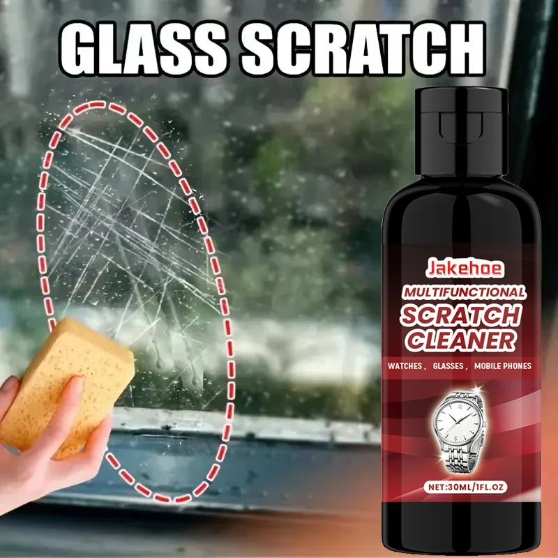 معجون إصلاح الخدوش الزجاجي، يمكن استخدامه للزجاج الأمامي، والأبواب الزجاجية للحمام، والنوافذ، وما إلى ذلك، لاستعادة معجون الخدوش الملمع #3