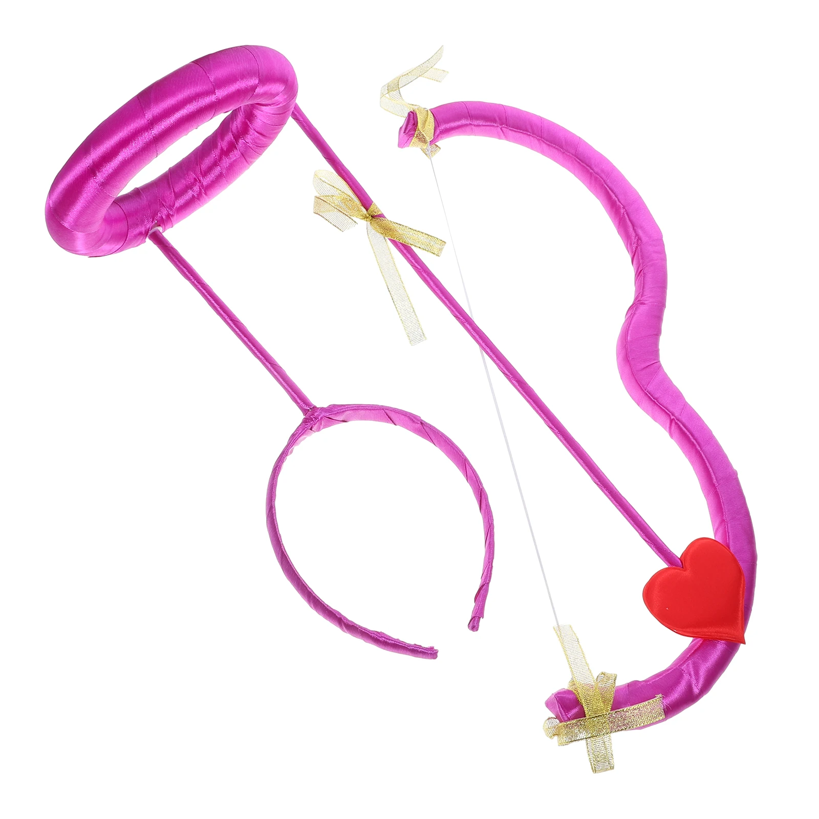 1 zestaw Opaska Aniołek Walentynki Amor Łuk Strzała Kostium Dekoracyjny Rekwizyt na Imprezę Cosplay Prezent