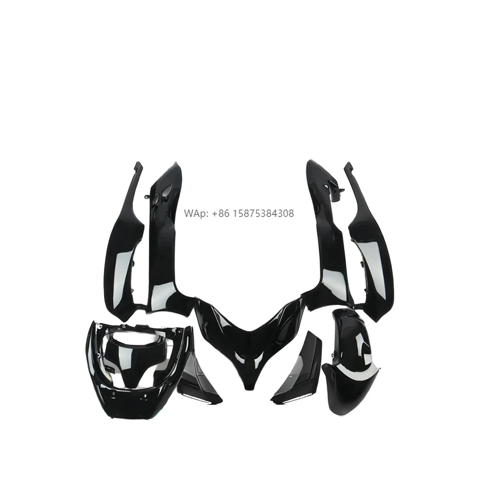 

Factory Sale New ABS Plastic Outer Cowl Kits Black Motorcycle Fairings Body Parts for MF08