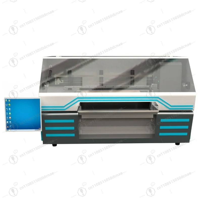 Multi Material Flat UV Printing Machine For Acrylic Metal Plate Textile Storage Can Packaging Box Phone Case Printing