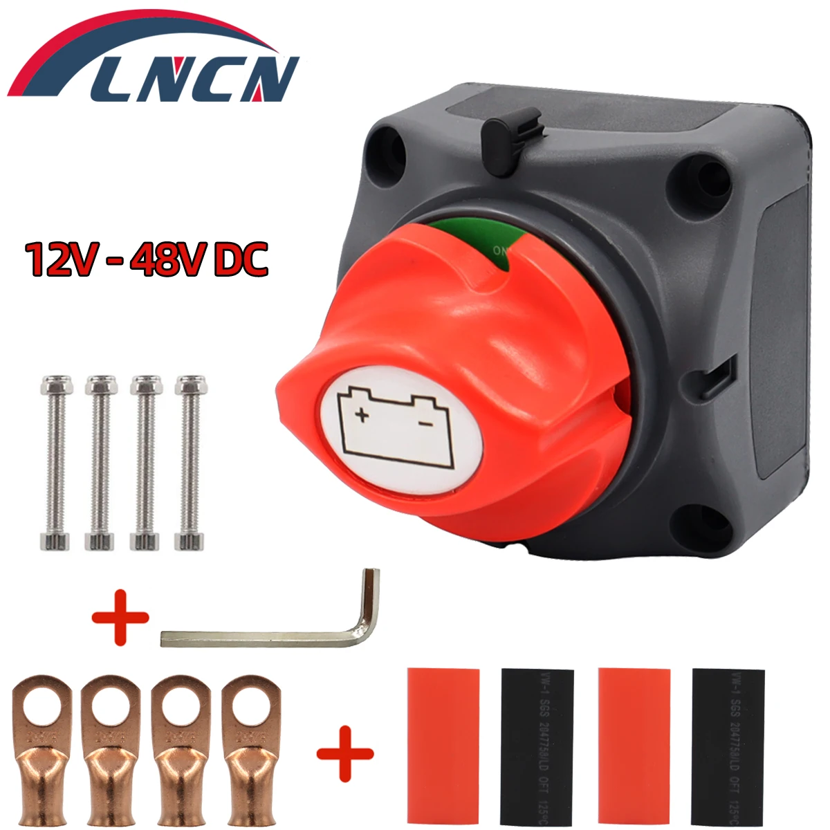 

Auto Battery Disconnect Switch 12V 24V Marine 200A 300A Dual Battery Mass Switch 2 Position Cut Off Switch Car Boat