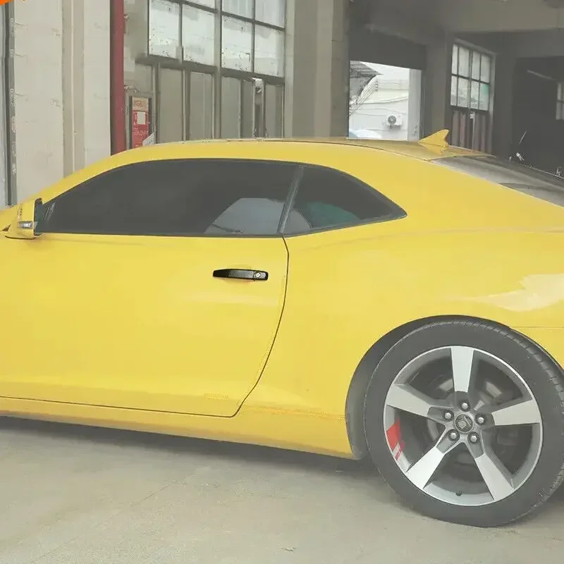 1 مجموعة لشروليه كامارو 2010-2015 الخارجي مقبض الباب إطار غطاء قولبة الكسوة ABS واقية ملصق الملحقات #2