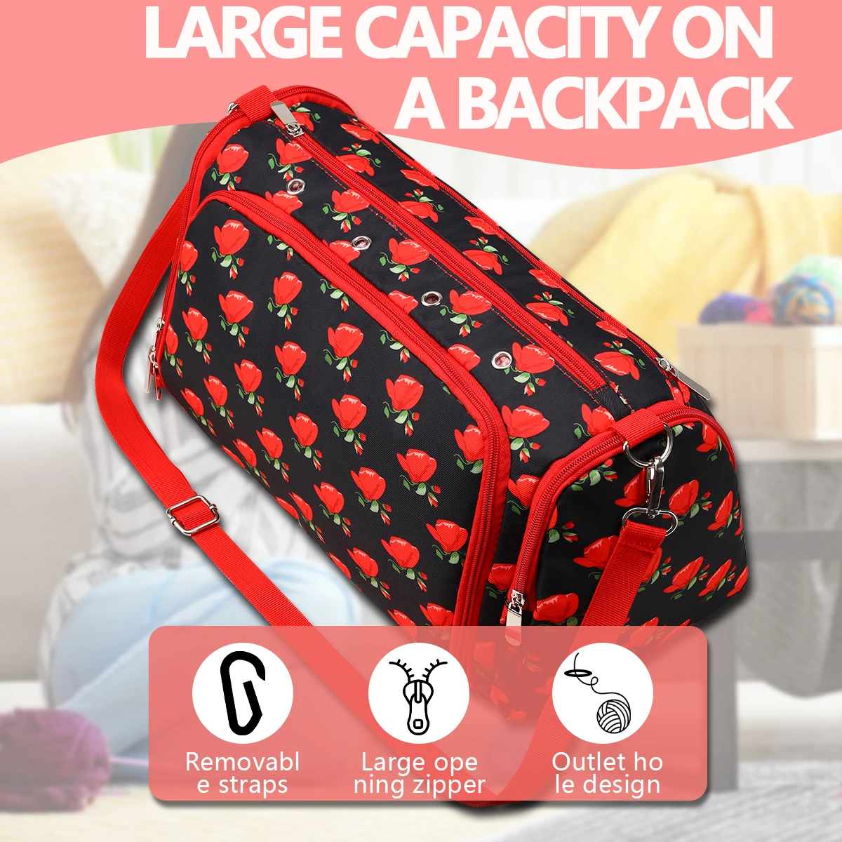 Empty Yarn Storage Bag Large C - đánh giá và giá Travel Accessories To Sew