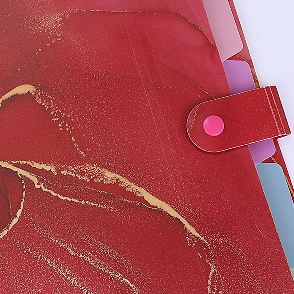 Multi Layered Document File Folder Paintings Collection Book Archives Bag Binder Contract Clamp PP