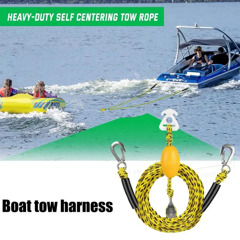 

Water Ski Tow Harness Tubing Harness Heavy Duty With Quick Connector High Strength Water Sport Towable Connector Pulling Towing