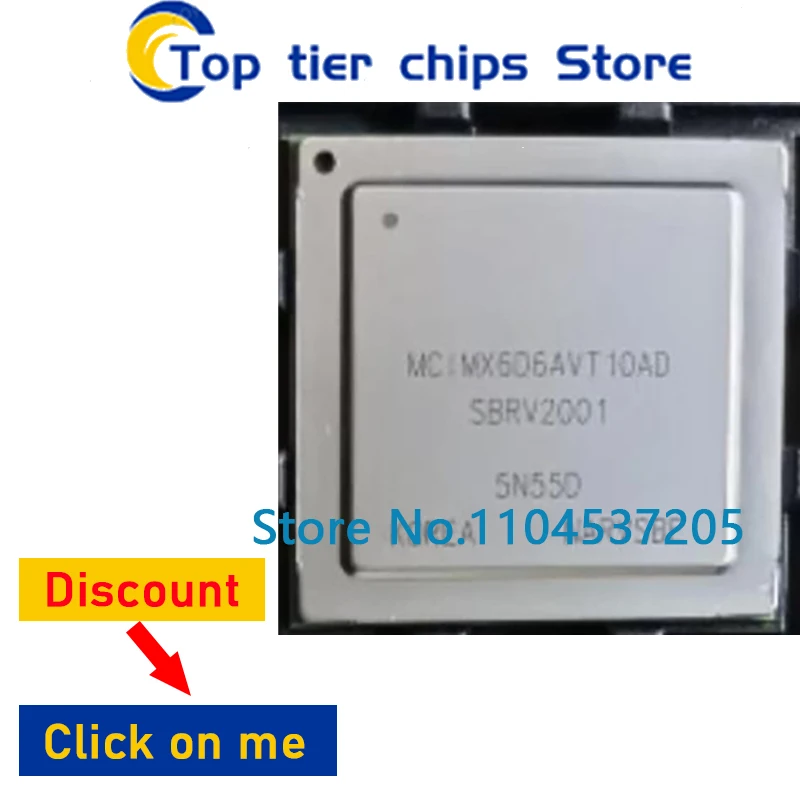

1~10PCS/lot New OriginaI MCIMX6D6AVT10AD MC1MX6D6AVT10AD MCIMX6D6AVT08AC MCIMX6D4AVT08AD BGA624