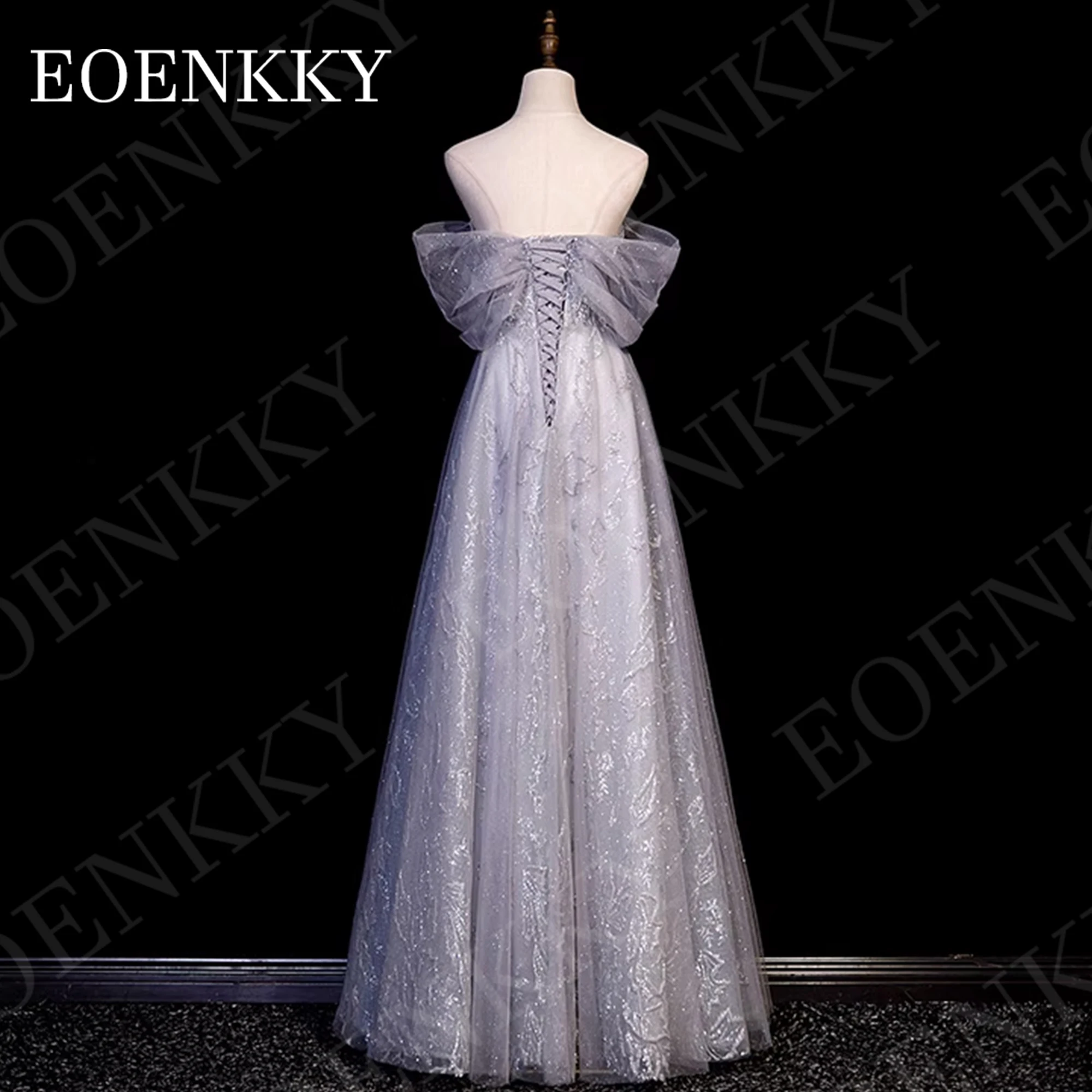 Robe de Rhen tulle brillant moderne pour femmes, robes d'anniversaire de luxe, imprimé floral kly, cristal, hors de l'initiative, 2024 Robe de bal de fin d'année moderne en tulle brillant pour femmes  Robe d'anniversai